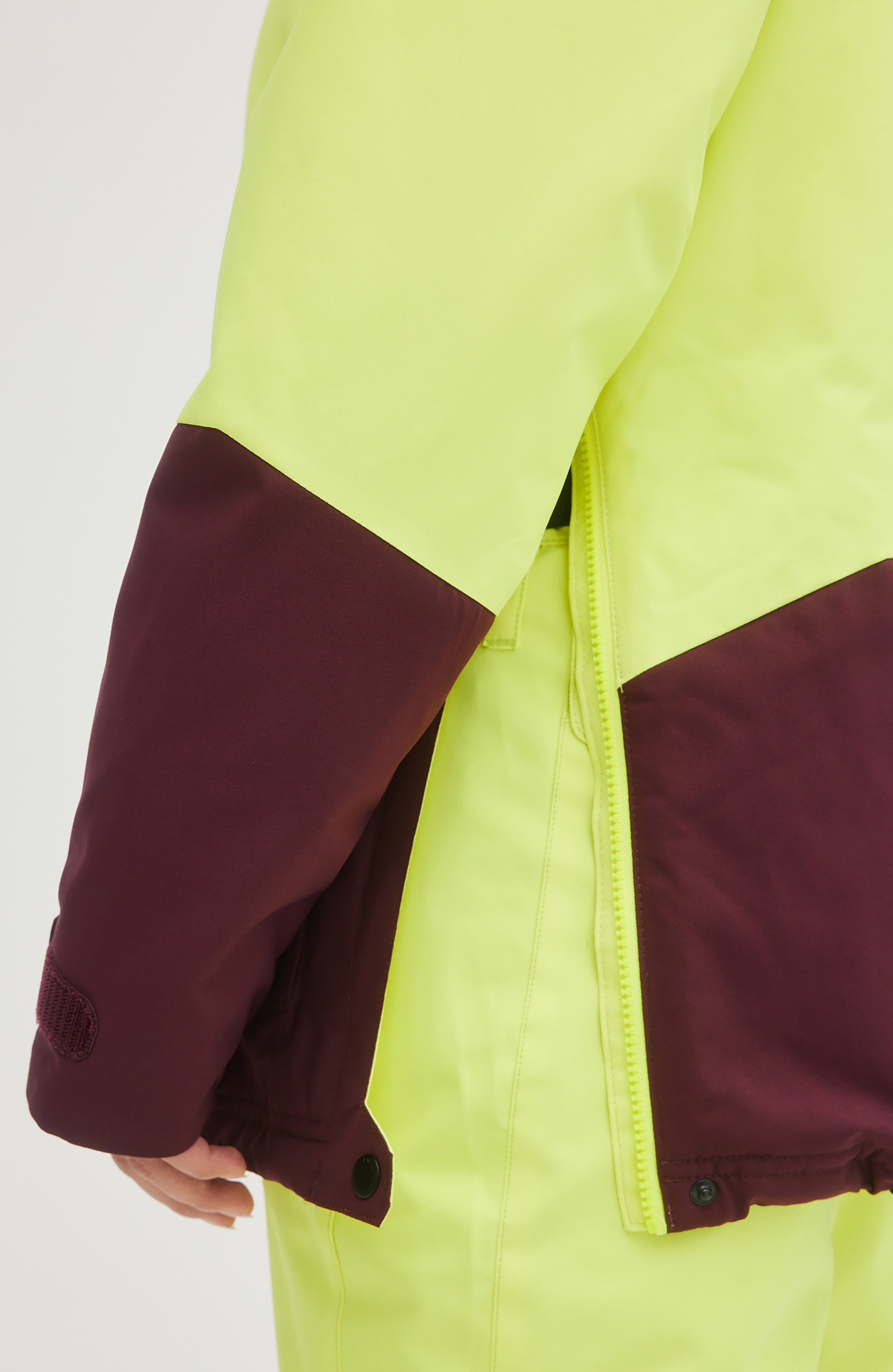 O'Riginals Snow Jacket | Pyranine Yellow Colour Block