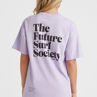 Future Surf Loose Long T-Shirt | Purple Rose