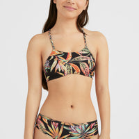 Tropics Bikini | Black Tropical Flower