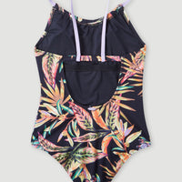 Cali Swimsuit | Black Tropical Flower