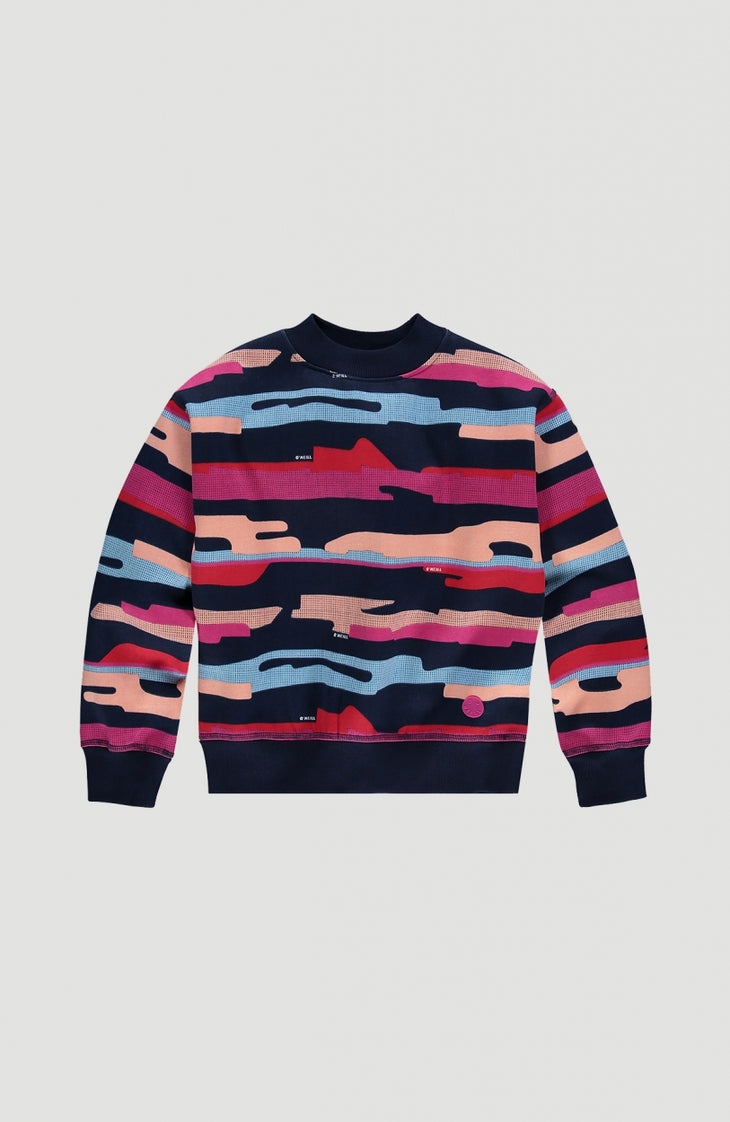 All Over Printed Crew Neck Sweatshirt | Scale