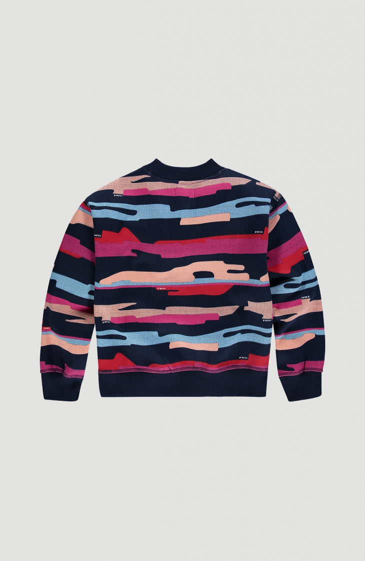 All Over Printed Crew Neck Sweatshirt | Scale
