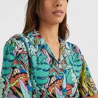 Ocean Mission Shirt | Blue Comic Seaweed