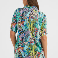 Ocean Mission Shirt | Blue Comic Seaweed