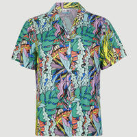 Ocean Mission Shirt | Blue Comic Seaweed