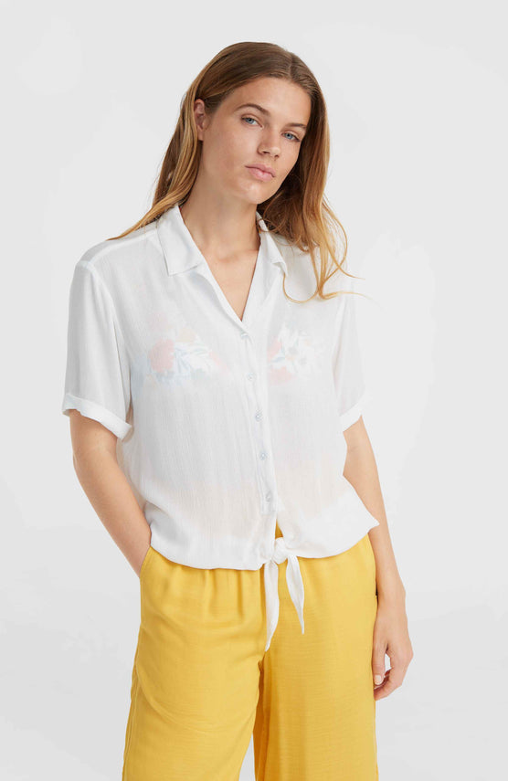 Cali Beach Shirt | Snow White