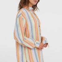 Beach Vintage Long Shirt | Vintage Stripe