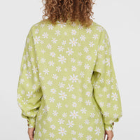 Beach Vintage Long Shirt | Green Daisyline