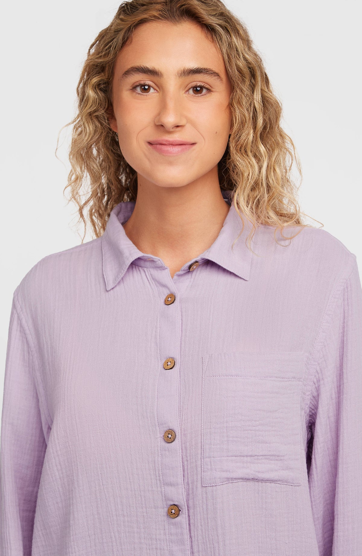 Brenda Shirt | Pale Lavender