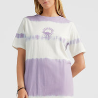 Women Of The Wave T-Shirt Dress | Purple Tie Dye