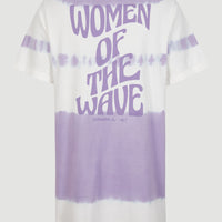 Women Of The Wave T-Shirt Dress | Purple Tie Dye