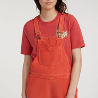 Cord Dungarees | Red Orcher