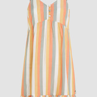 Malu Beach Dress | Orange Multistripe