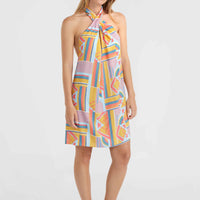 Naima Women Of The Wave Dress | Yellow Art Geo