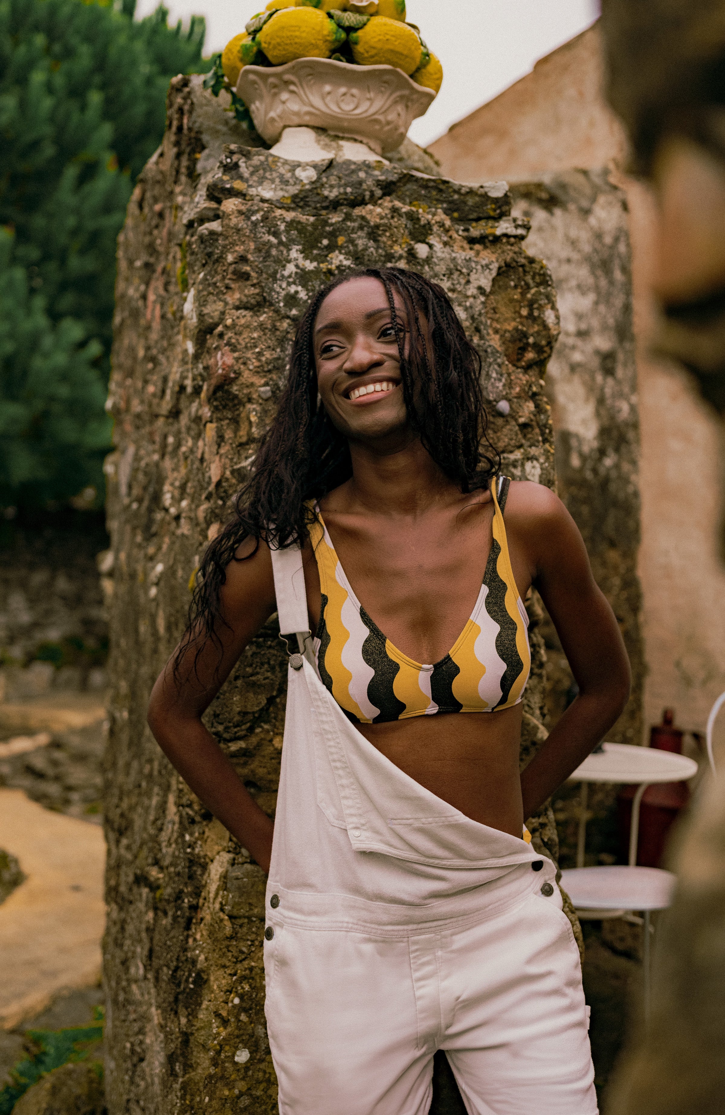 SHAKA WEAR 34 ペイズリー デニムオーバーオール チカーノ SHAKA WEAR 34 ペイズリー デニムオーバーオール チカーノ