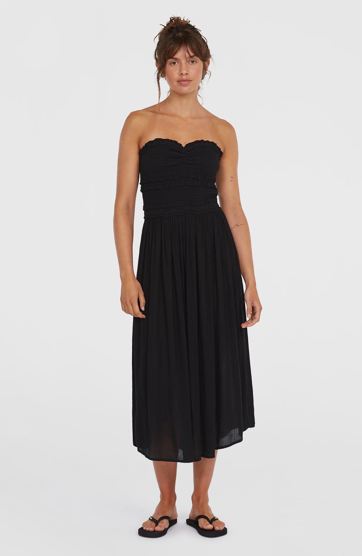 Devyn Midi Dress | Black Out