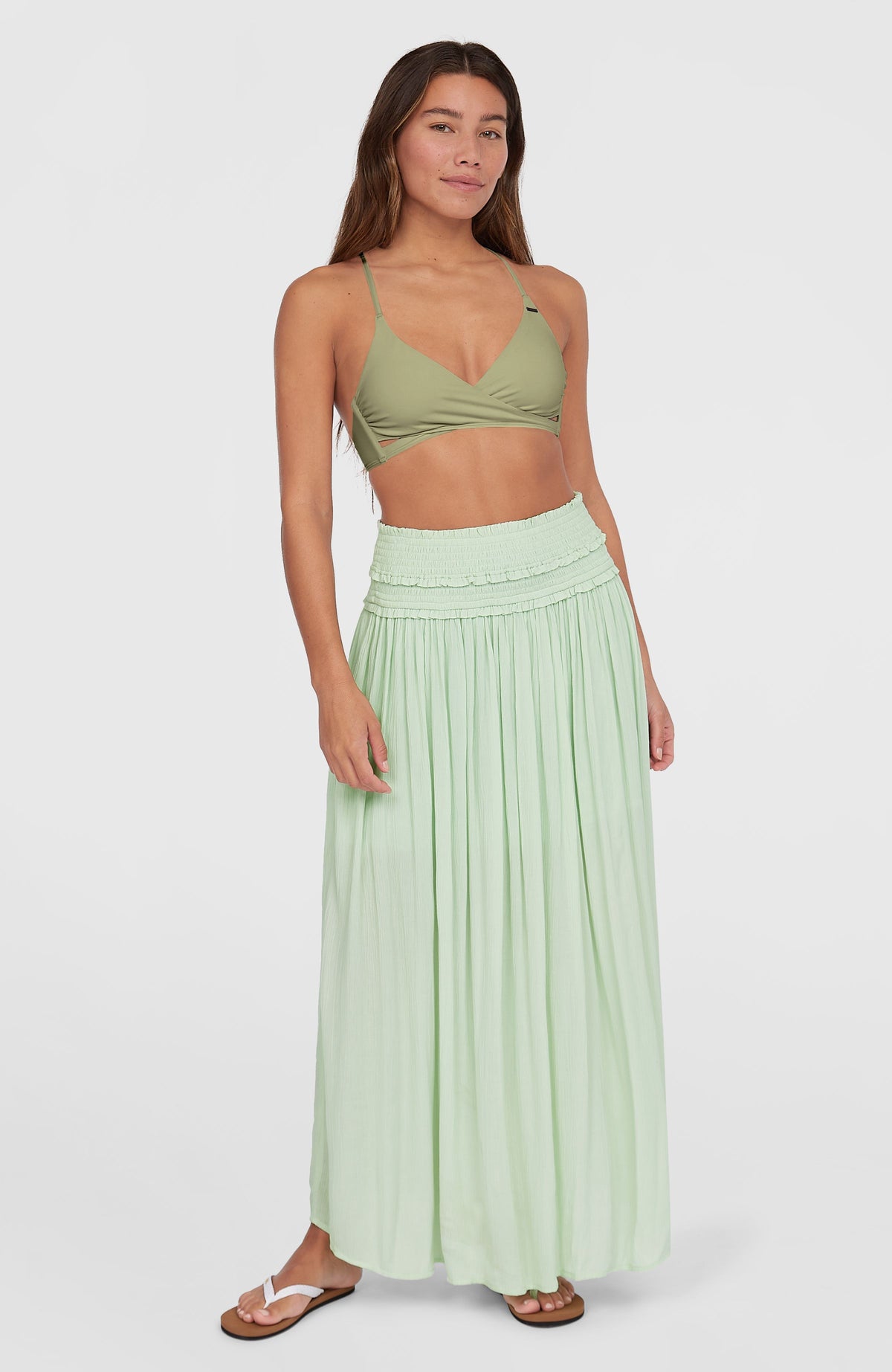 Devyn Maxi Skirt | Mildrew Mint