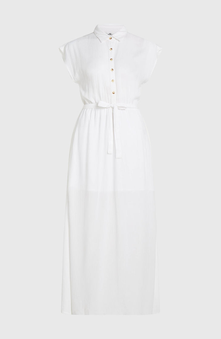 Lori Maxi Shirt Dress | Snow White