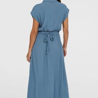 Lori Maxi Shirt Dress | Copen Blue