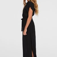 Lori Maxi Shirt Dress | Black Out