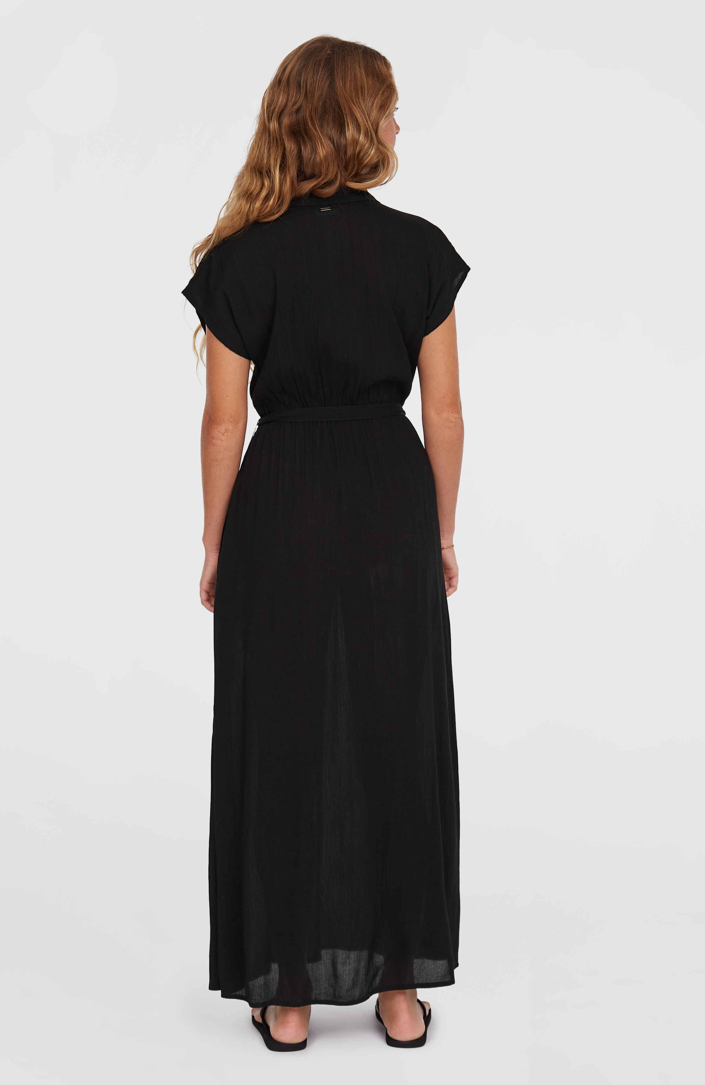Lori Maxi Shirt Dress | Black Out – O'Neill