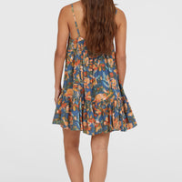 Rilee Short Dress | Blue Painted Tropics