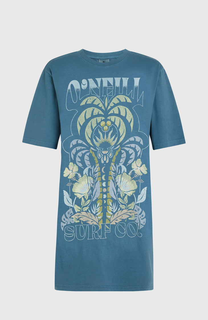 Beach Vintage Tee Dress | Copen Blue