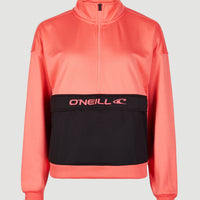 Rutile Half Zip Fleece | Georgia Peach