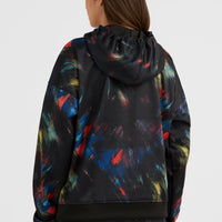 Rutile Hooded Fleece | Black Future Fade