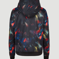 Rutile Hooded Fleece | Black Future Fade