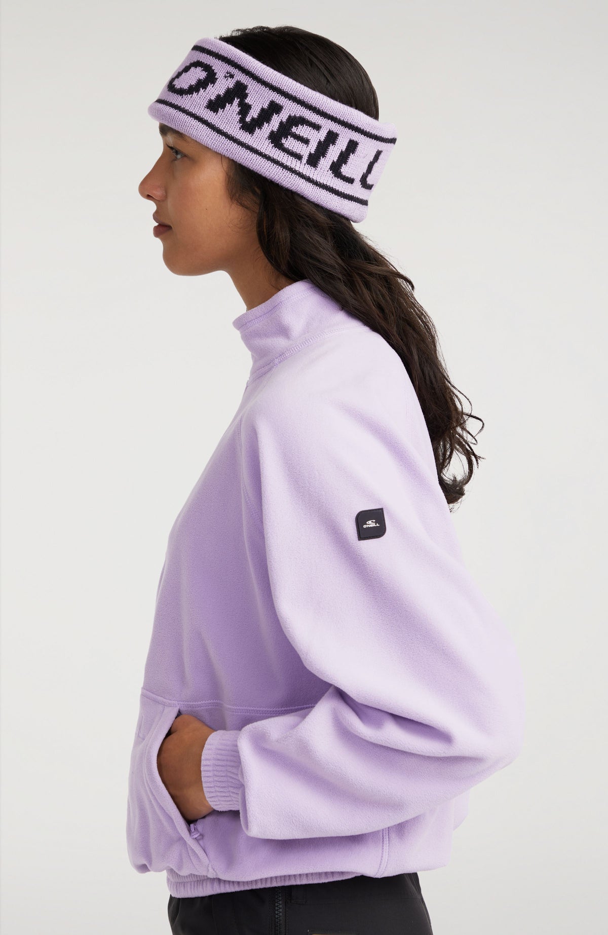 Purple half zip on sale fleece