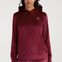 Velour Hoodie Fleece | Windsor Wine