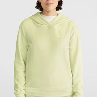 Velour Hoodie Fleece | Lime Wash