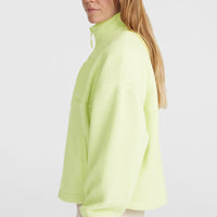 High-Pile Full-Zip Fleece | Lime Wash