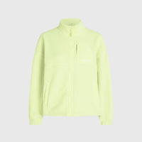 High-Pile Full-Zip Fleece | Lime Wash