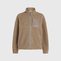 High-Pile Full-Zip Fleece | Concrete