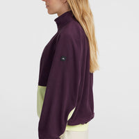 O'Riginals Polartec® 100 Half-Zip Fleece | Aubergine Colour Block