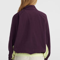 O'Riginals Polartec® 100 Half-Zip Fleece | Aubergine Colour Block