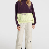 O'Riginals Polartec® 100 Half-Zip Fleece | Aubergine Colour Block