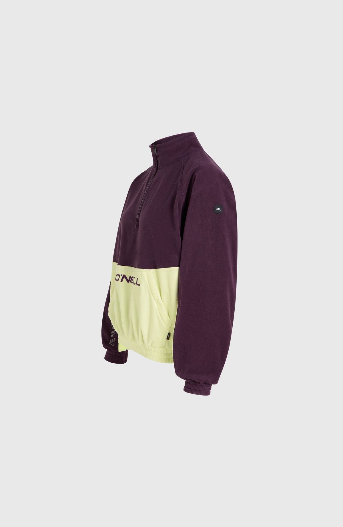 O'Riginals Polartec® 100 Half-Zip Fleece | Aubergine Colour Block