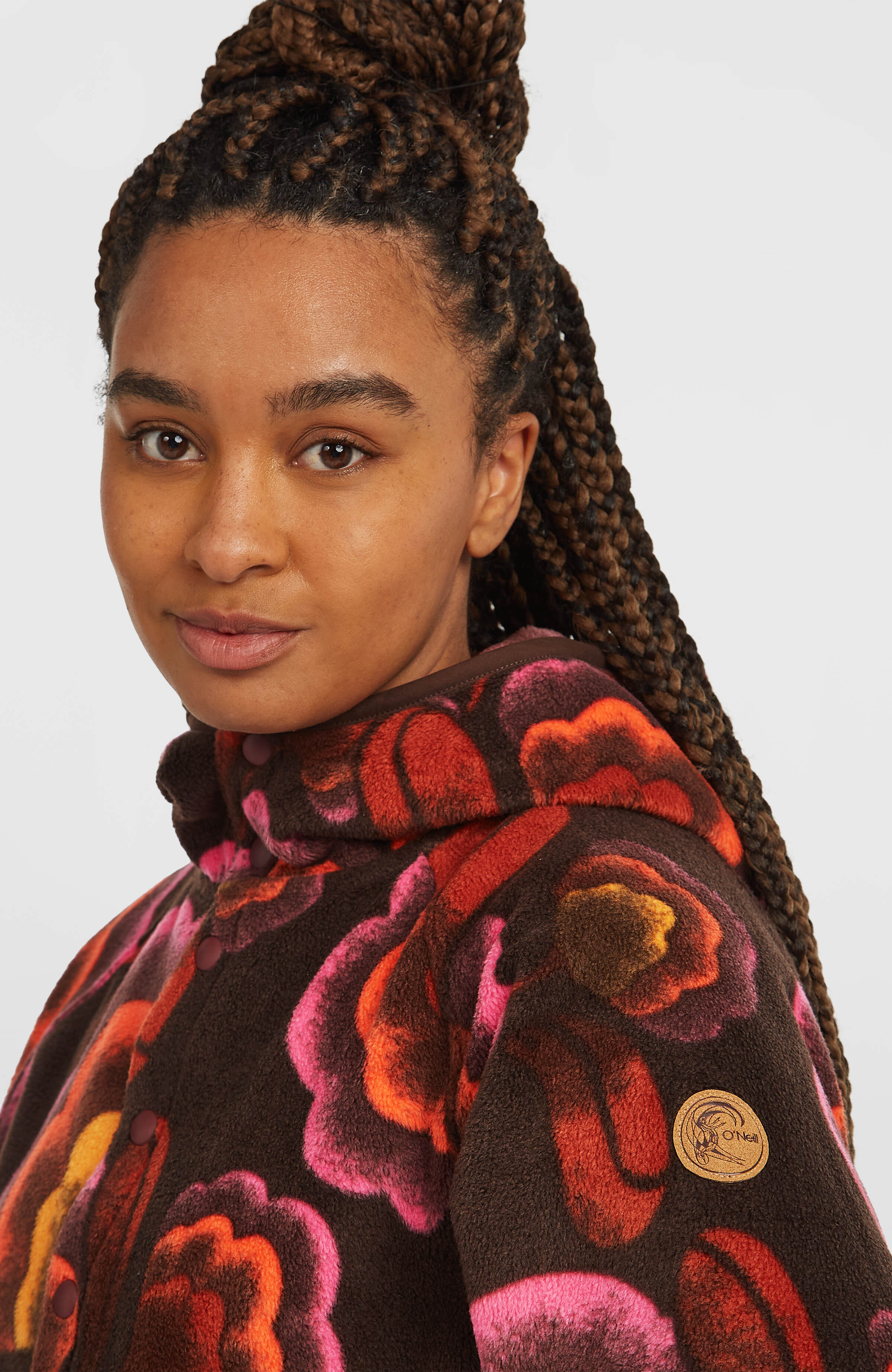 O'Riginals Superfleece Hoodie | Brown Originals Flower – O'Neill