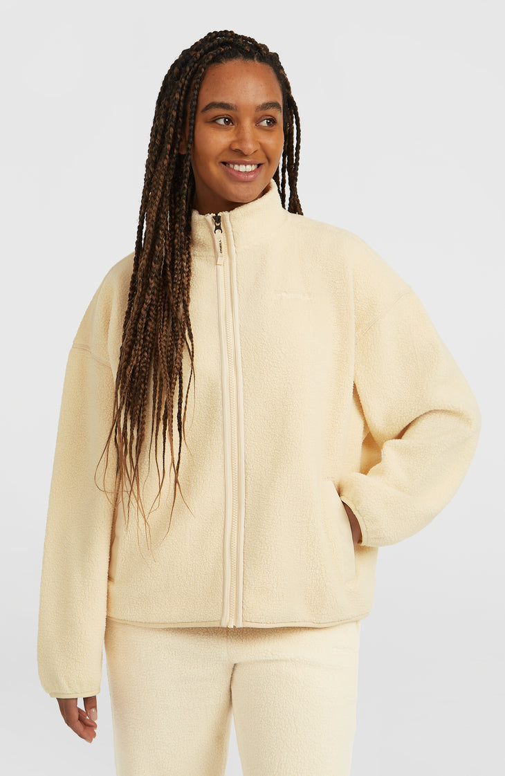 Must-Have High-Pile Full-Zip Fleece | Macaron