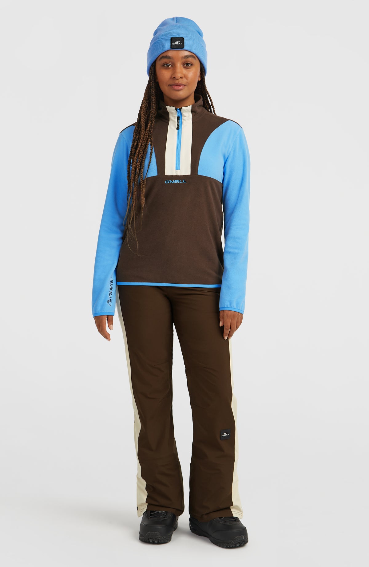 FWC'Cruz Triple Polartec® Half-Zip Fleece | Blue Poppy Colour Block