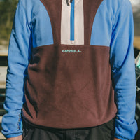 FWC'Cruz Triple Polartec® Half-Zip Fleece | Blue Poppy Colour Block