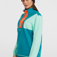 FWC'Cruz Triple Polartec® Half-Zip Fleece | Retro Mint Colour Block