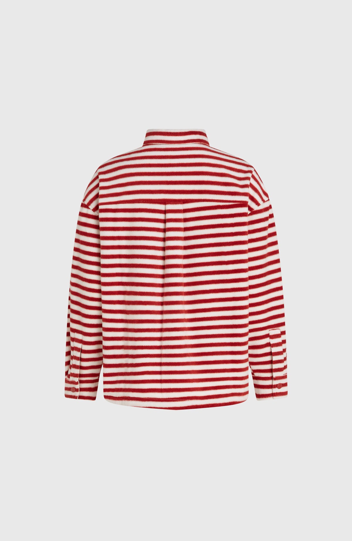 O'Riginals Superfleece Shirt | White/Red Originals Stripe