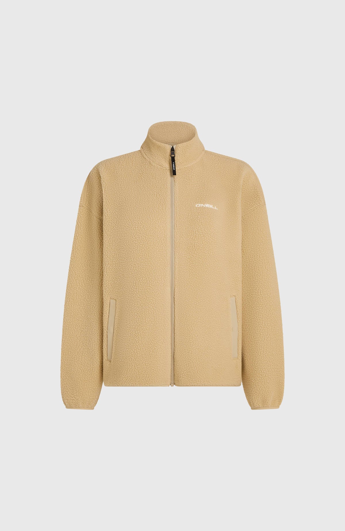 Must-Have High-Pile Full-Zip Fleece | Olive Blush
