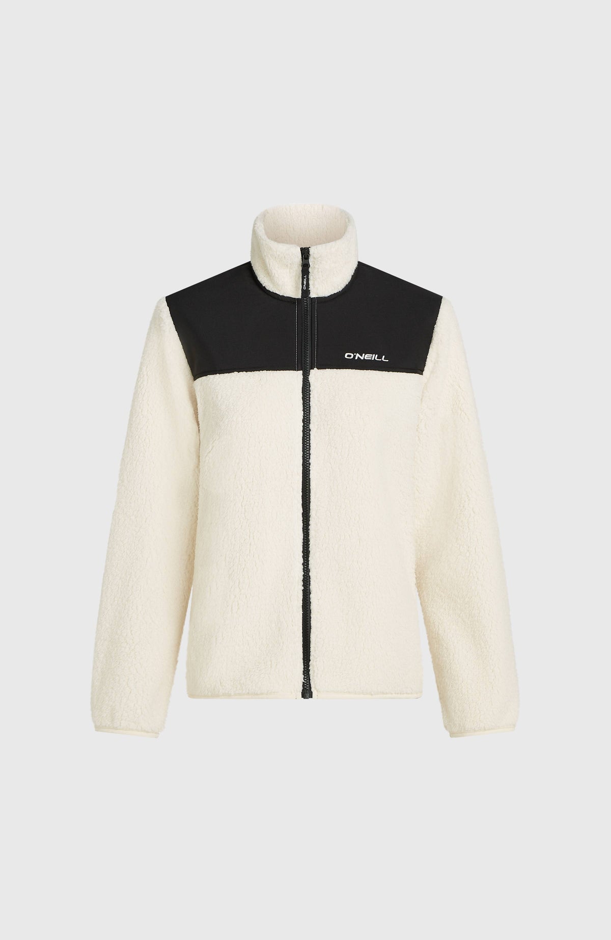 FWC'Cruz Fuzzy Full-Zip Fleece | Linen White Colour Block