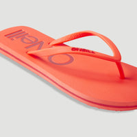 Profile Logo Sandals | Neon Coral