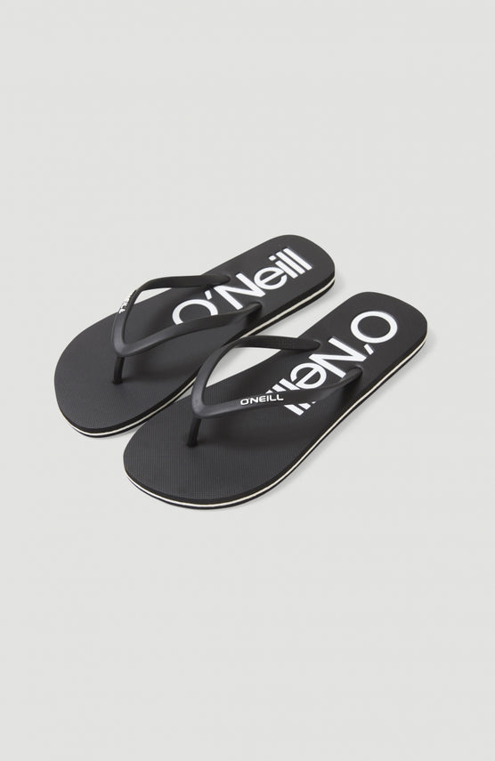 Profile Logo Sandals | Black Out